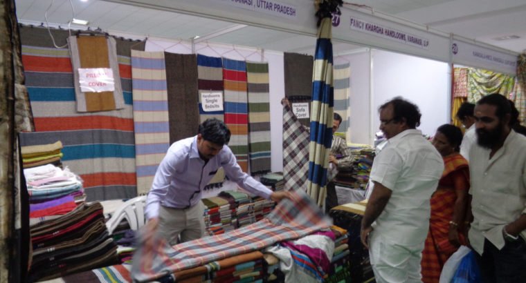 National Handloom Expo 2018 at SRMT Function Hall, Kakinada