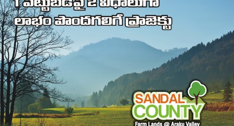 Sandal Wood Plantation Plots for Sale at Aaraku Valley