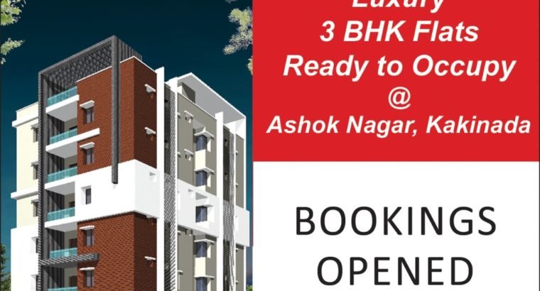 3BHK Flats for Sale at Ashok Nagar, Kakinada