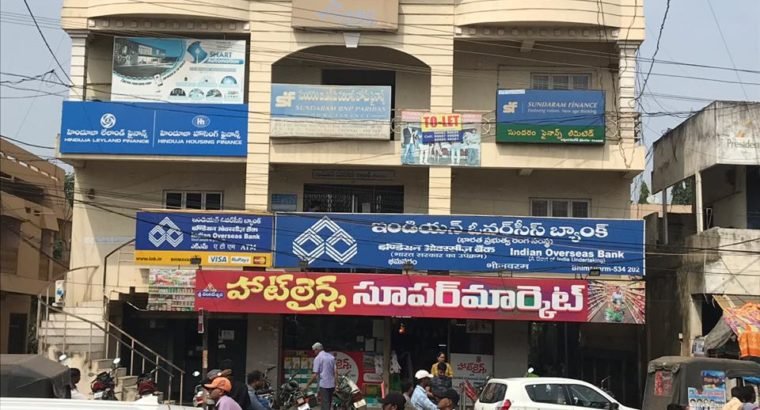 Commercial Space for Rent or Lease at J.P Road, Bhimavaram