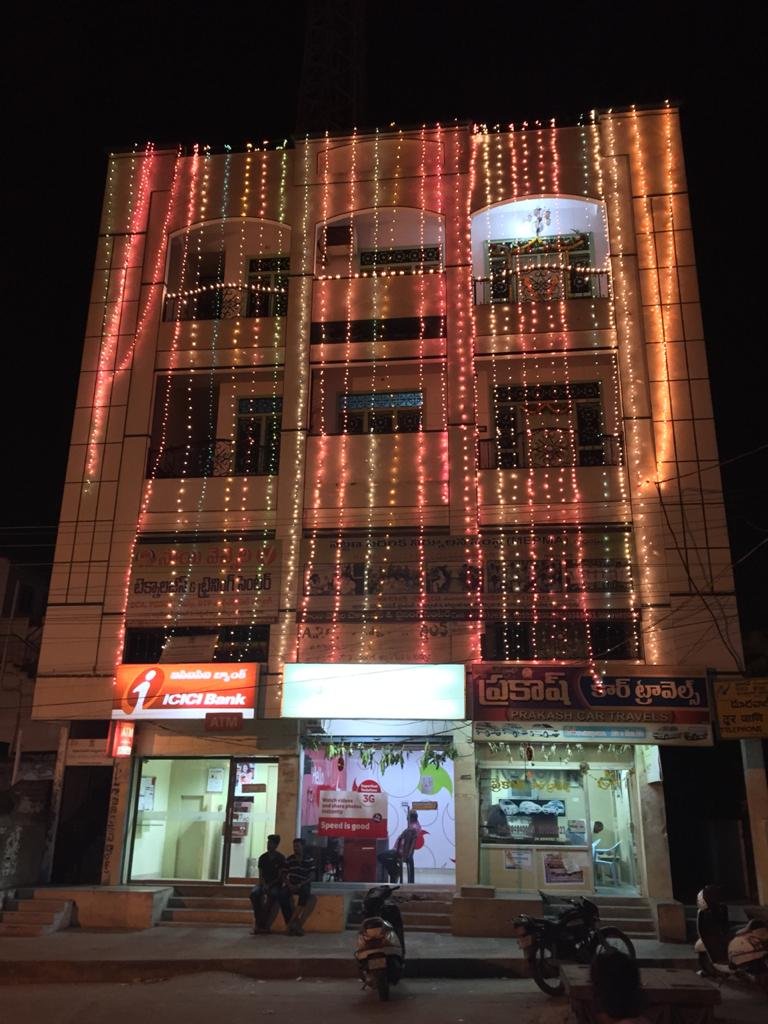 G + 3 Commercial Building For Rent at Pakabanda Bazar, Khammam