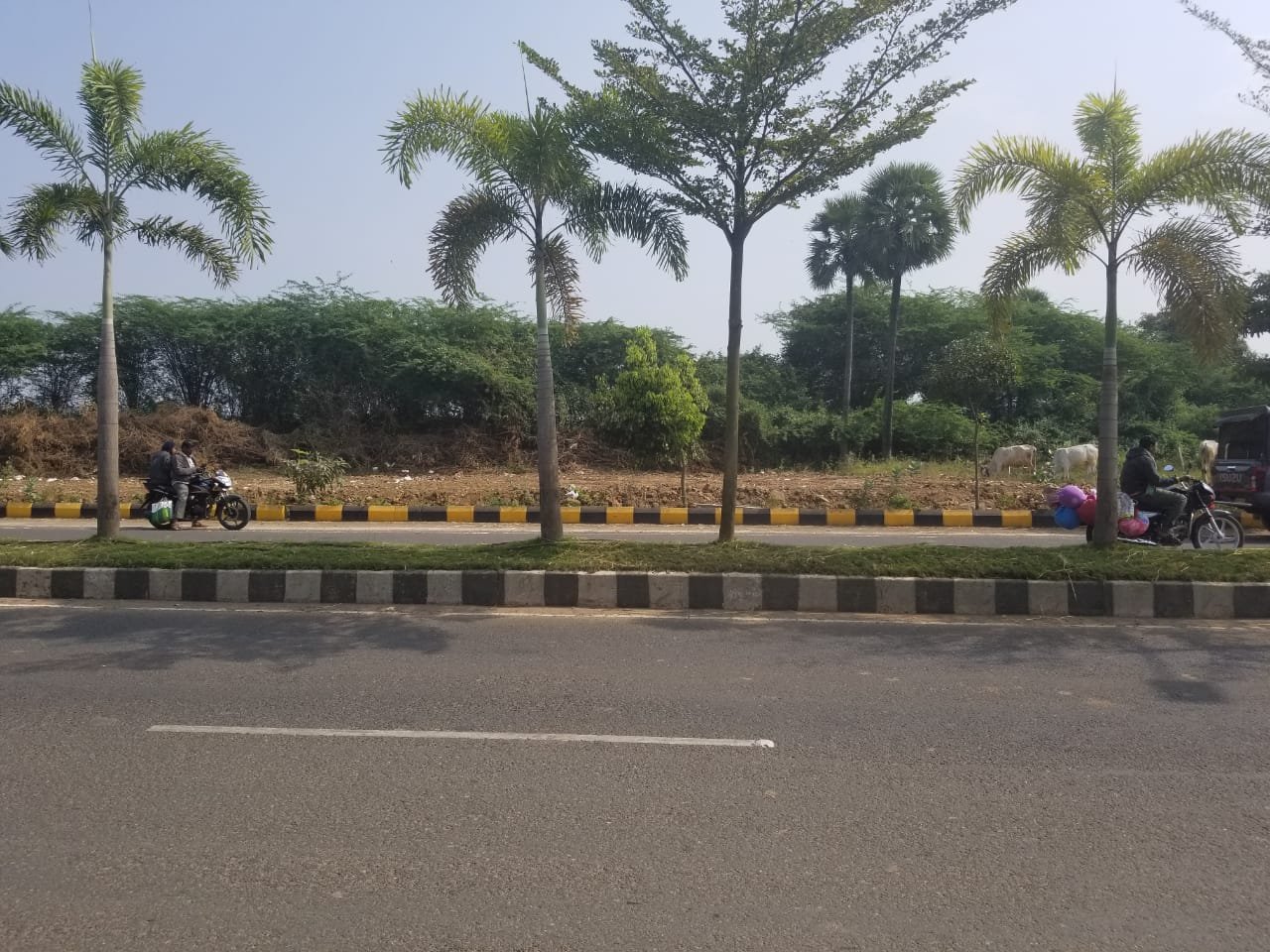 Commercial Sites for Sale Near Kolamuru Village, Airport Road