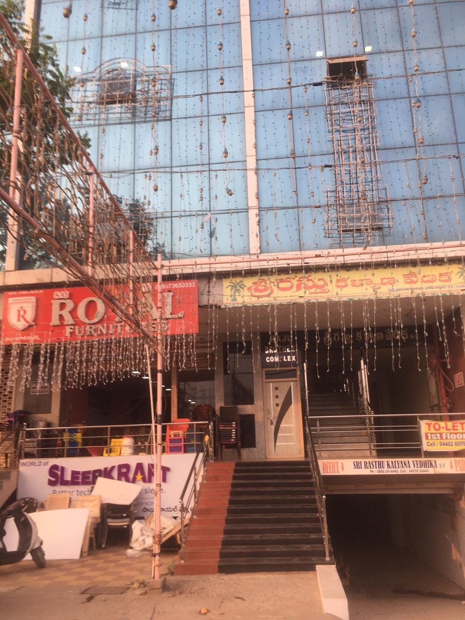 G +3 Commercial Building – 1st Floor For Rent at Bhavani Puram, Gollapudi to Sorangam By Pass Road, Vijayawada