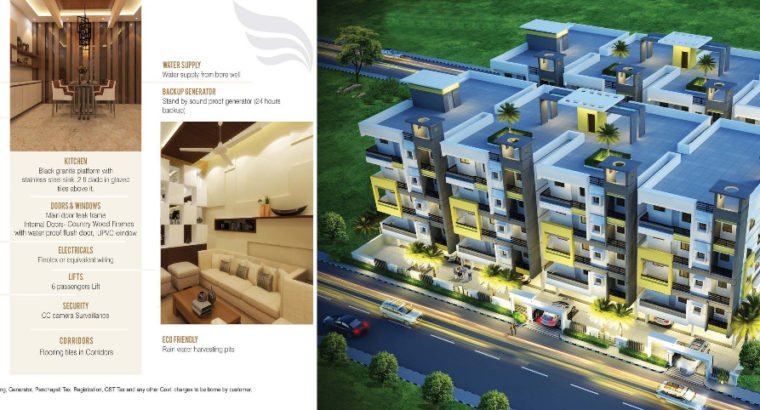 2BHK Luxurious Flats for Sale By Mohiddin Constructions at Main Raod Tatipaka.