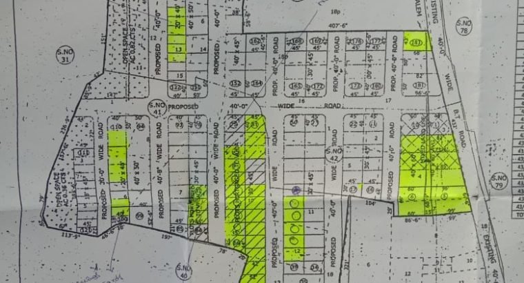 20 Open Plots for Sale at Kothavalasa, Via Alamanda Road