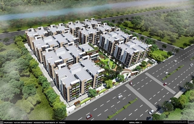 3BHK & 2BHK Flats for Sale at Gated Community By Katuri Green Homes Tanuku.