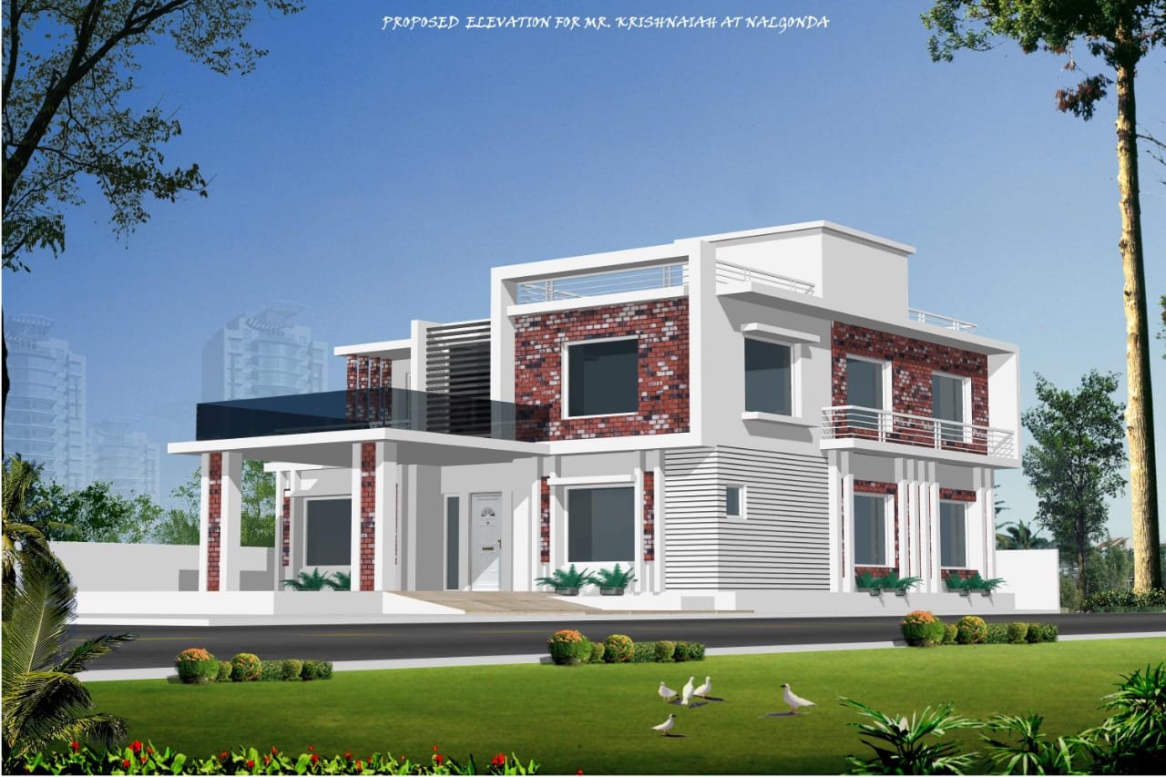 Triplex House For Sale at Chandragiri Vilas, Nalgonda City, Nalgonda District.