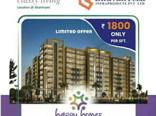 3BHK + 2BHK Flats For Sale at Shamirpet,Hyderabad.