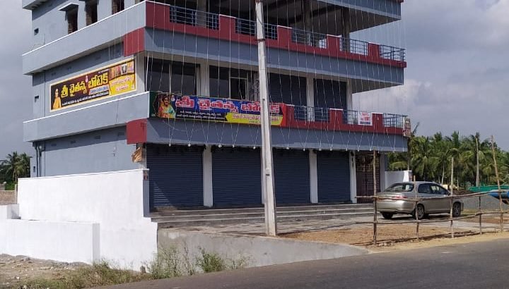 G +2 Commercial Building Space for Rent / Lease at Peruru, Amalapuram