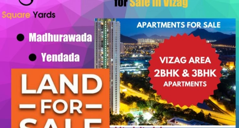 3 BHK & 2 BHK Flats and Land for Sale at Visakhapatnam