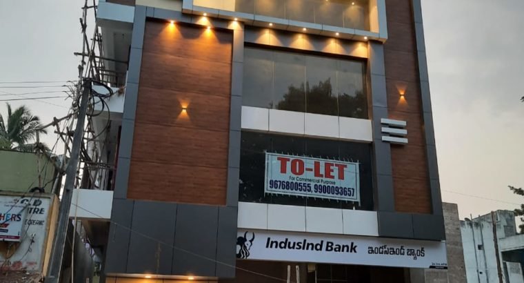 Commercial Space available in New building 1st ,2nd and 3rd floor Opp.Konda Reddy Rayalaseema College