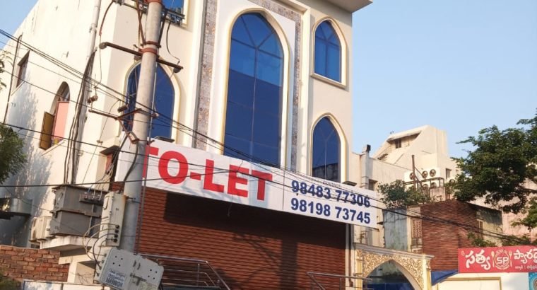 Cellar + G +2 Commercial Building For Lease / Rent at Suryaraopeta, Kakinada.