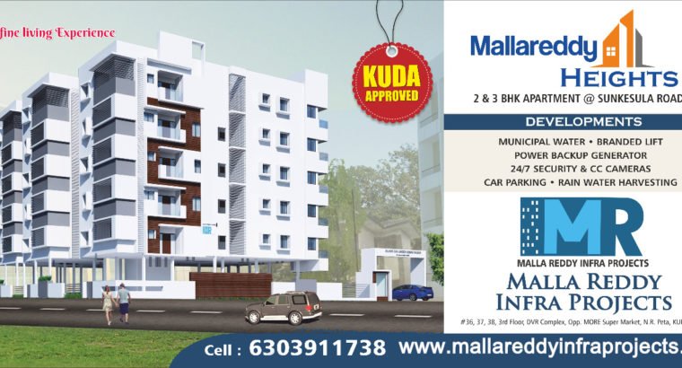 Luxury Flats in Kurnool | 2& 3 BHK Flats in kurnool