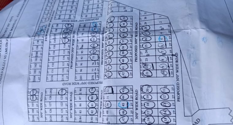 Open Plots for Sale at Kodada Highway, Mudhigonda,Khammam District