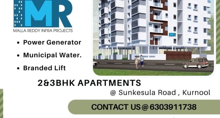 Luxury Flats in Kurnool | 2& 3 BHK Flats in kurnool