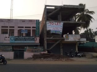 G +2 Commercial Building For Rent or Lease Near Chaitanya Godavari Grameena Bank, Amalapuram