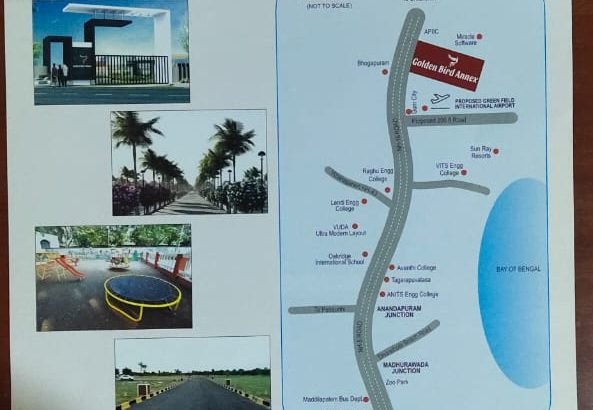 Open Plots For Sale at Bhogapuram, Visakhapatnam.