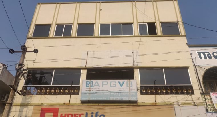 Ground Floor Commercial Building Space For Rent at New Colony, Srikakulam.