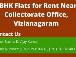 2BHK Flats for Rent at Near Collectorate Office, Vizianagaram
