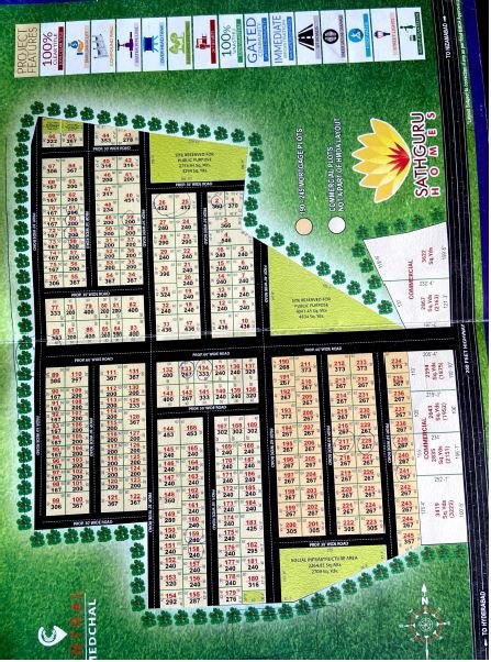 Commercial and Residential Open Plots for Sale at Warangal highway, Yadadri, Yadagirigutta.