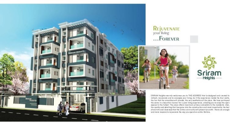 3BHK Duplex & 2BHK Flats For Sale at Sriram Heights, Ramaraopet, Kakinada.