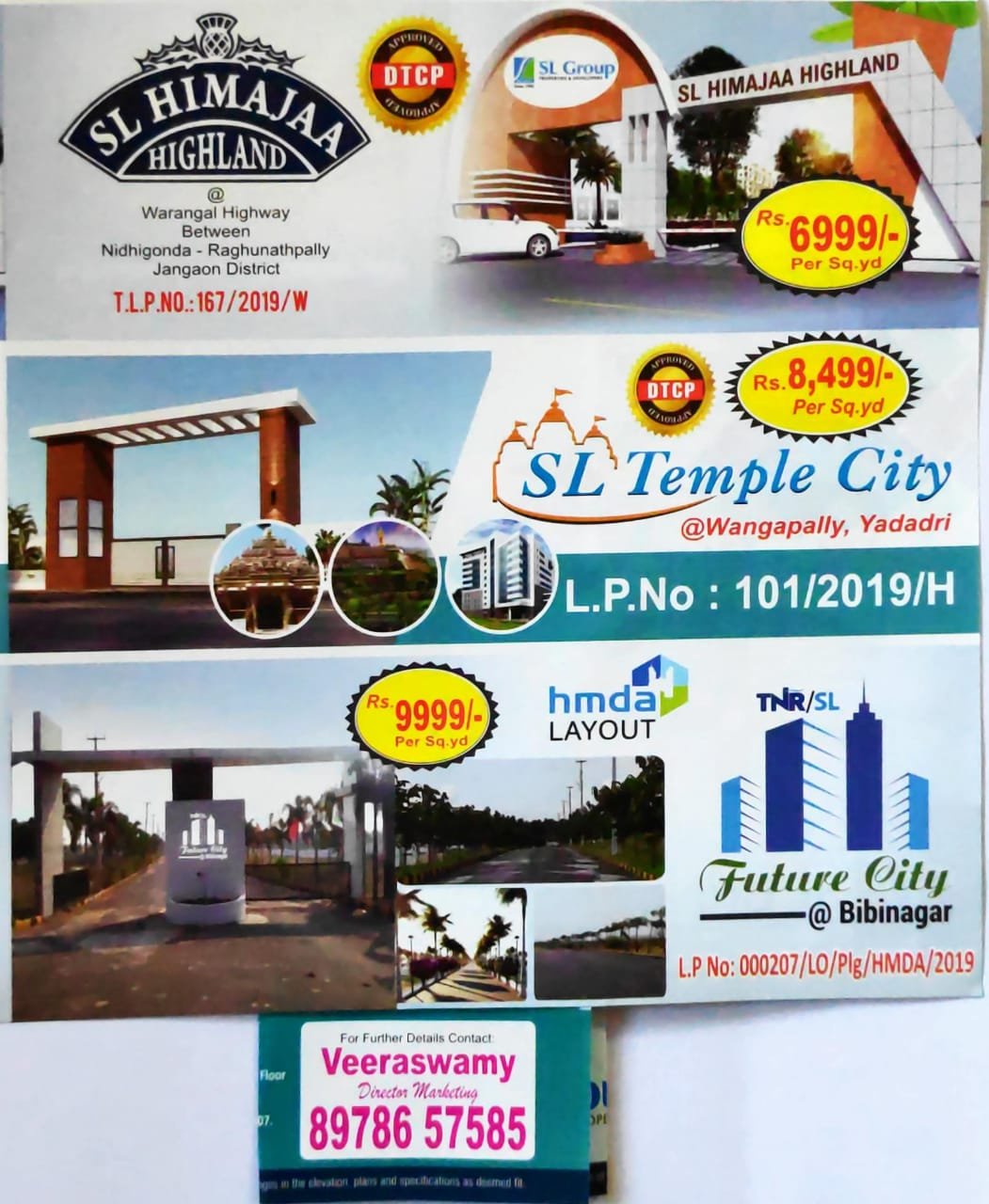 Residential Open Plots for Sale at SL HIMAJAA, In Jangoan District