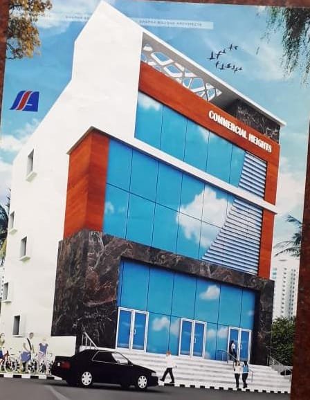 G +4 Commercial Building For Lease / Rent at 50 Buildings, Bhaskar Nagar, Kakinada