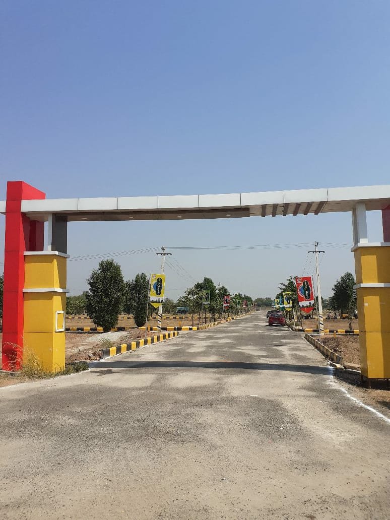 DTCP Approved Residential Open Plots For Sale At Hyderabad Yadadri Warangal Highway Facing