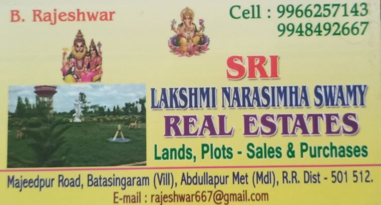 Sri Lakshmi Narasimha Swamy Real Estates Services