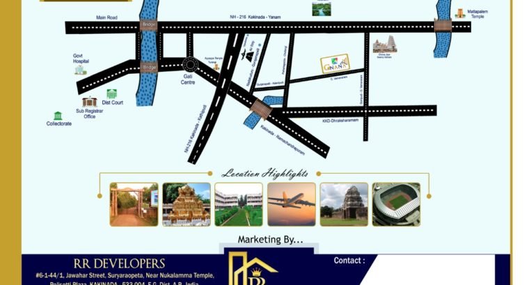 2BHK Independent Houses For Sale at Chollangi Near KAKINADA Smart City @ Yanam Road