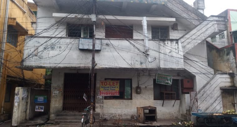 G +1 Commercial Building For Rent at Main Road, Chittori Vari Street, Kakinada.