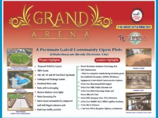 Open Plots For Sale Maheswaram Beside Electronic SEZ, Hyderabad.