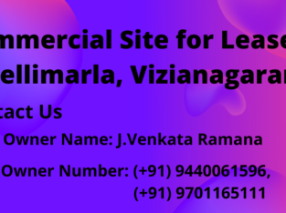 Commercial Site for Lease at Nellimarla, Vizianagaram